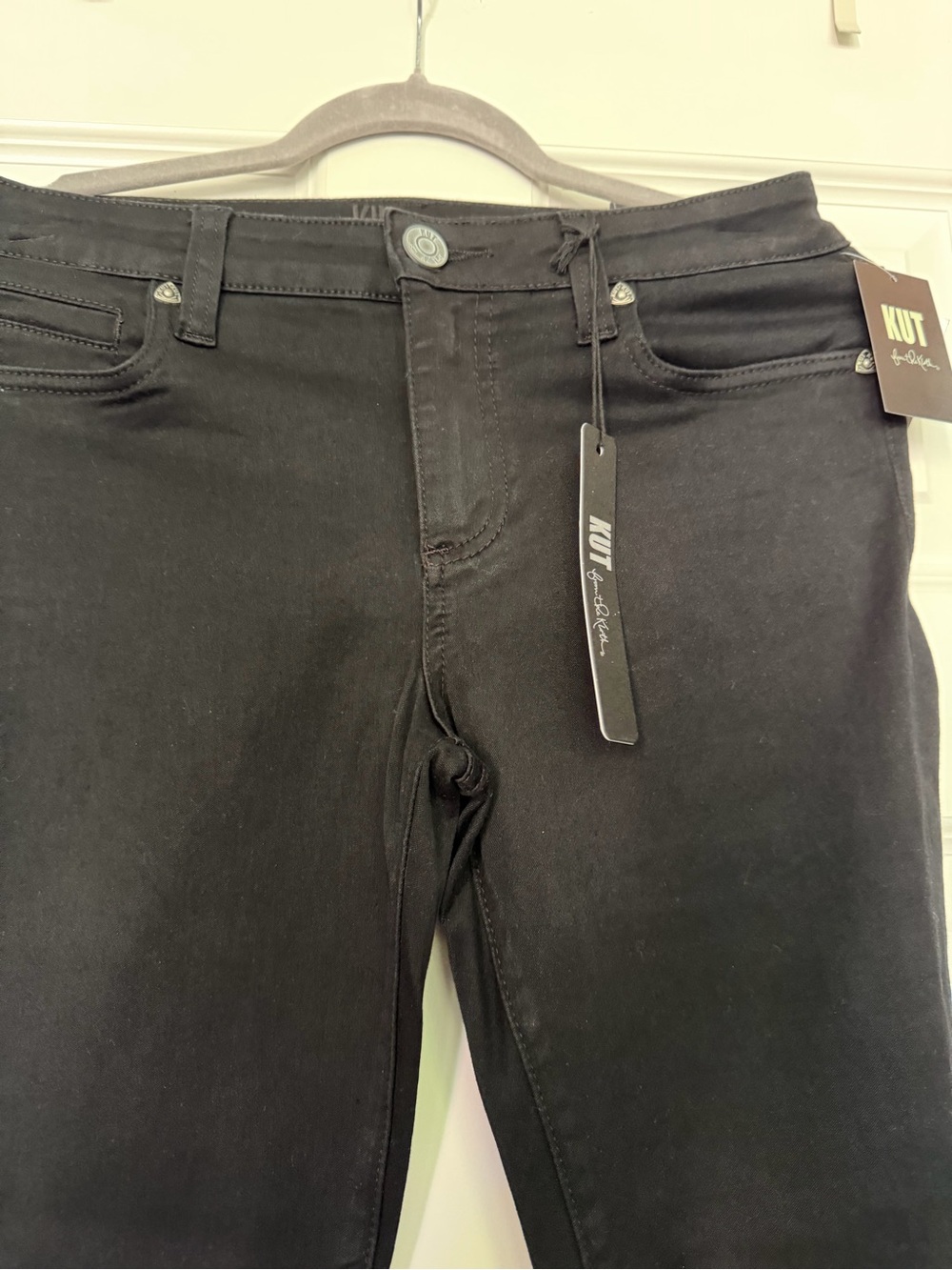 NWT Kut from the Kloth Black Carlo Skinny Ankle Jeans - Picture 5 of 8